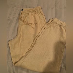 Banana Republic Factory linen blend cargo pants